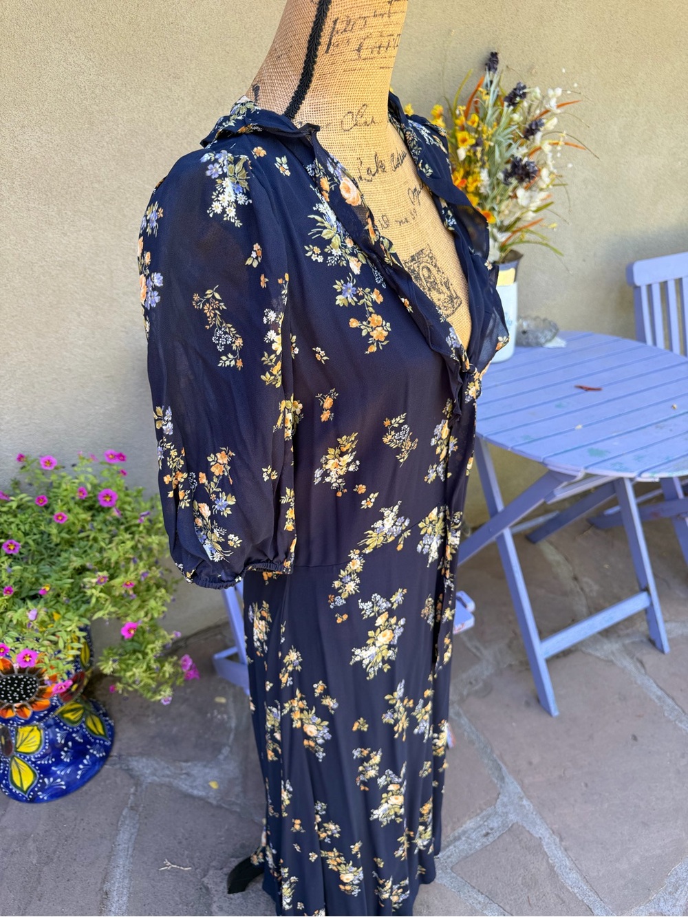 Reformation Brook Vittoria Floral Midi Dress - Picture 7 of 17